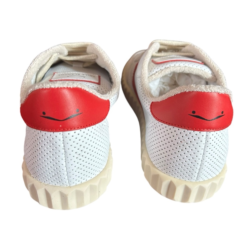 Voile Blanche Ines Perforated Leather Low Top Retro Sneaker NEW EU 37 US 7 - Picture 4 of 10